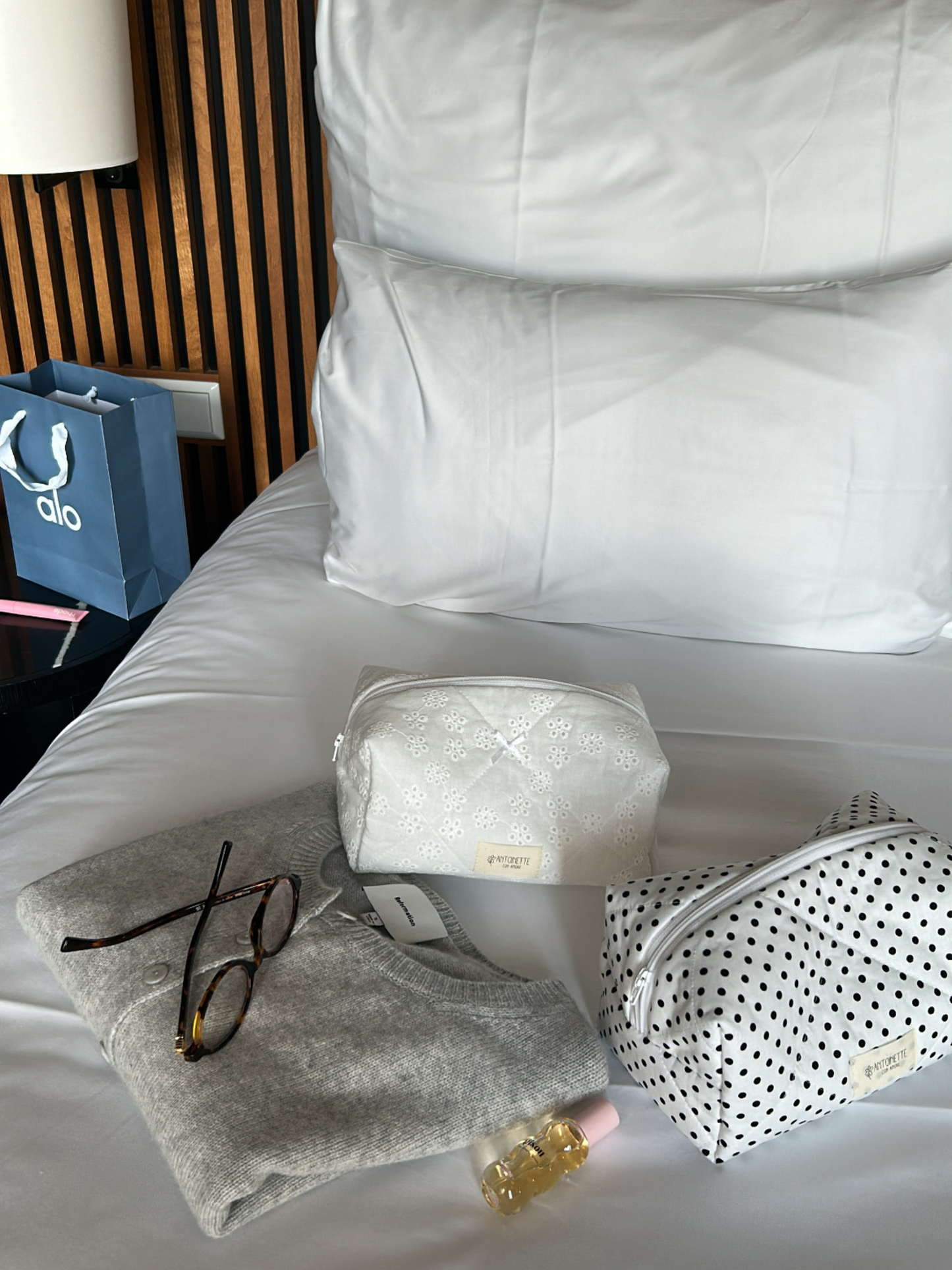 beauty case polka dot