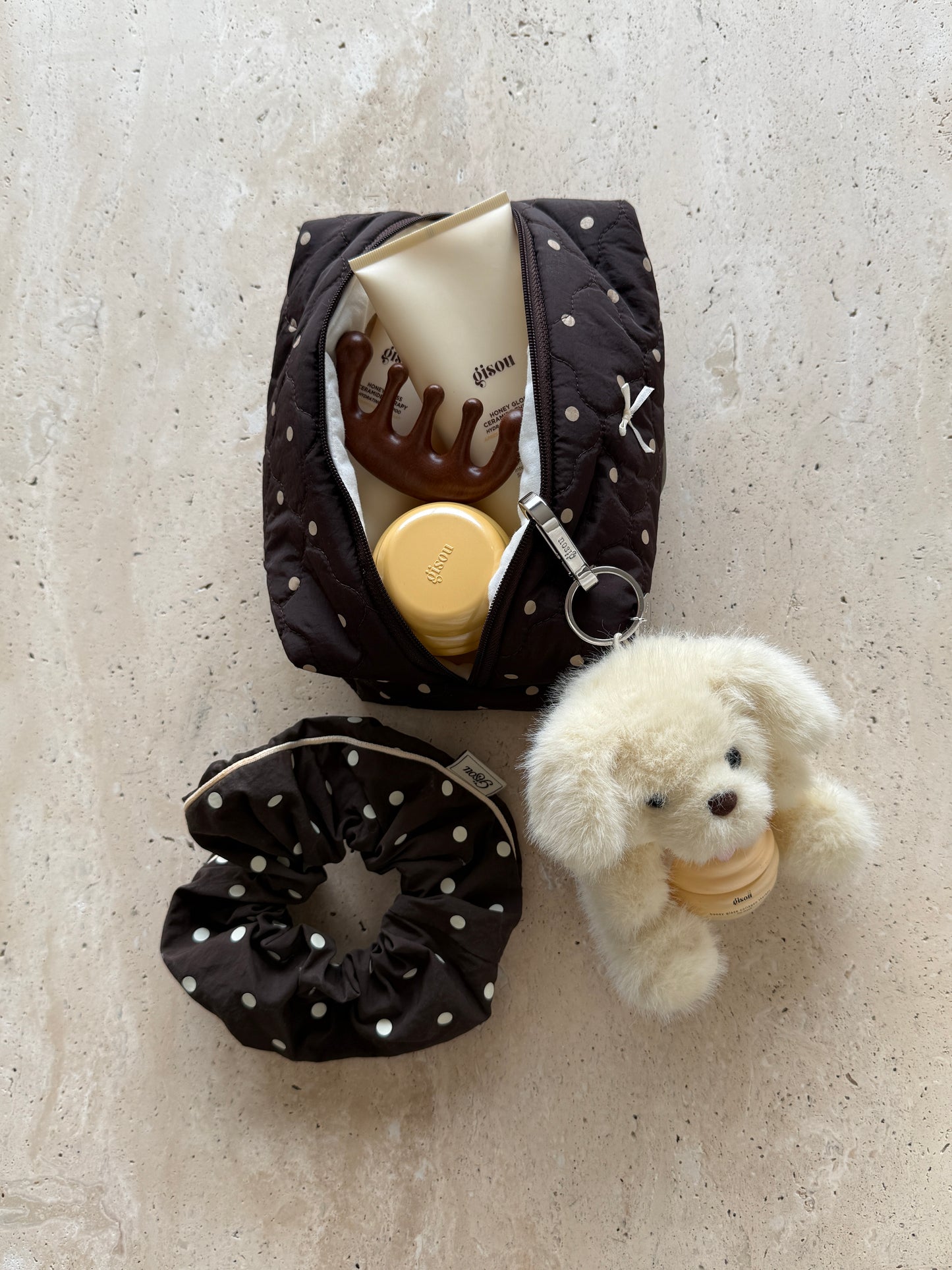 Beauty case vanilla dots