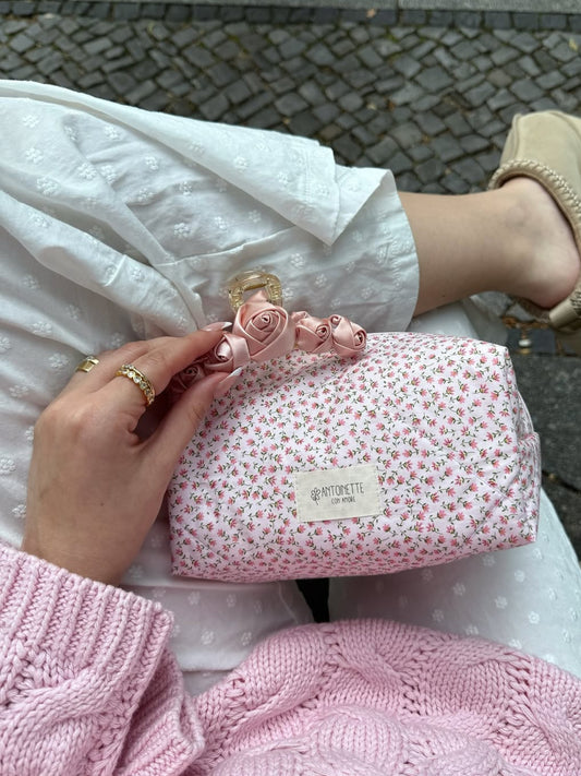 Beauty Case Floral Pink