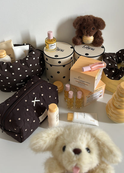 Beauty case vanilla dots