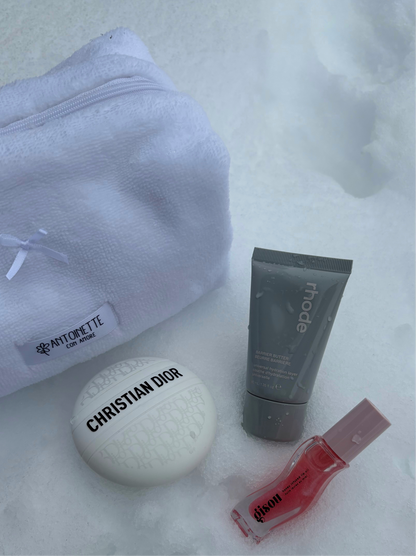 Beauty case white bamboo