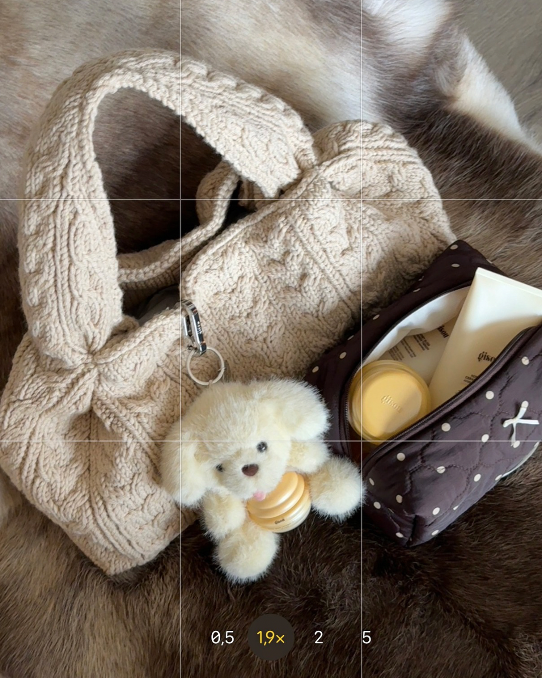 Beauty case vanilla dots