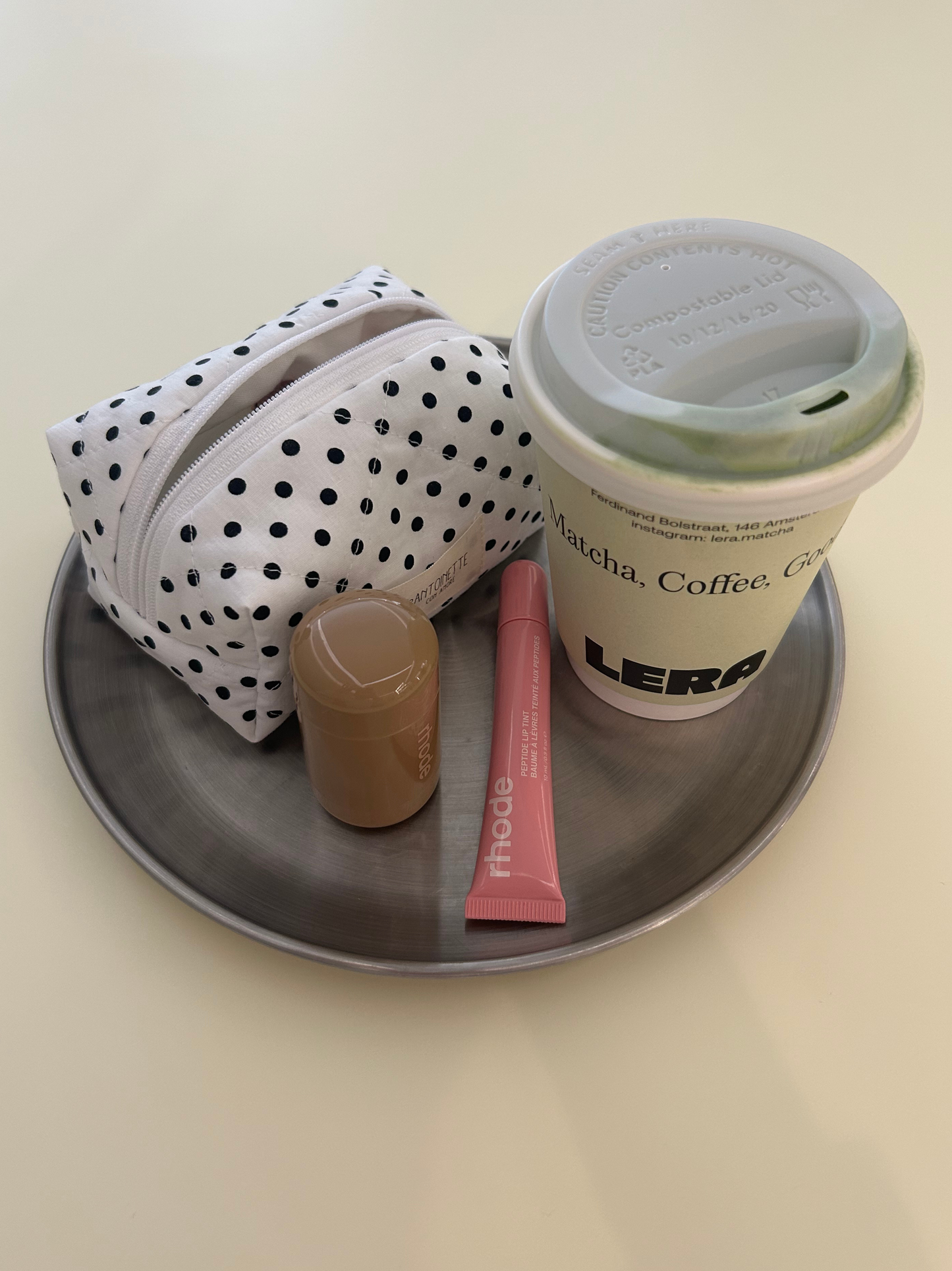 beauty case polka dot